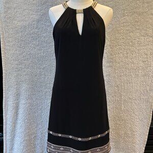 Black with gold details Le Chateau Dress, size medium